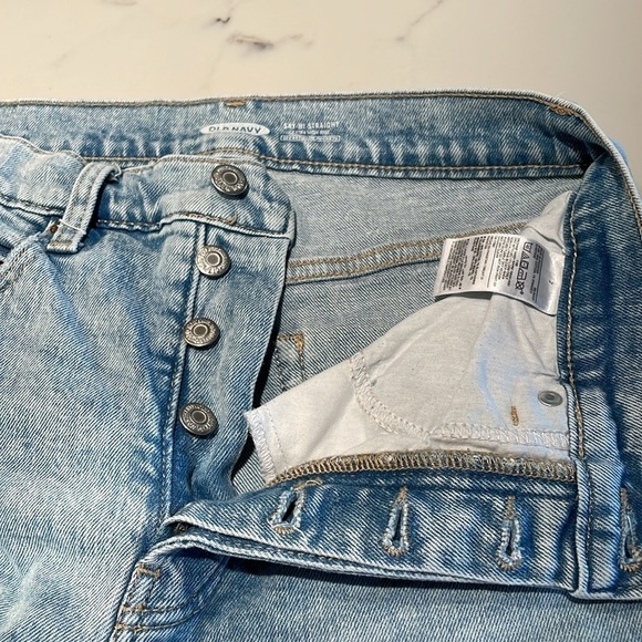 Old Navy Sky-Hi straight leg jean / size 2 - Picture 7 of 11